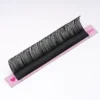 Matte black individual eyelash fluffy lashes 0.15 Classic Lashes Eyelash extension 12 Rows